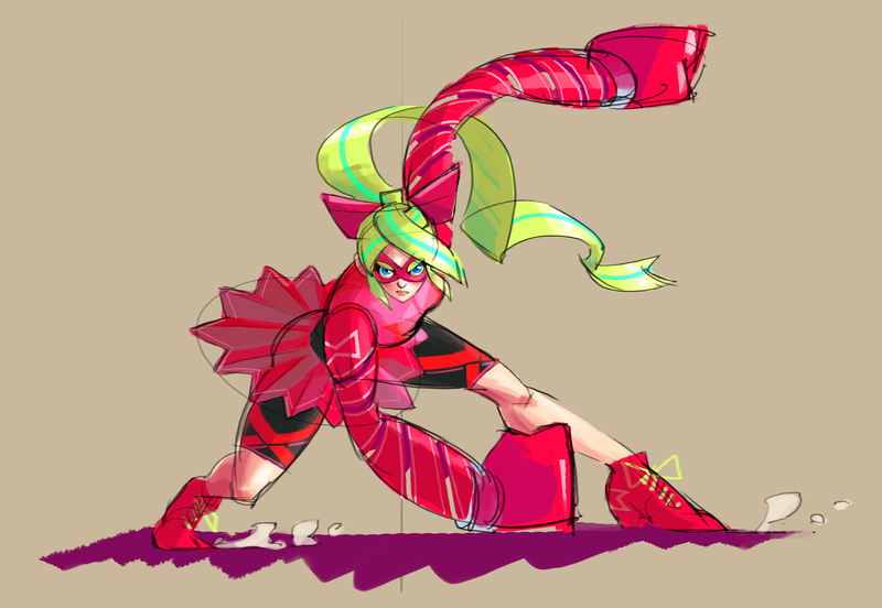 Concept art for Ribbon Girl/Image Source: Nintendo